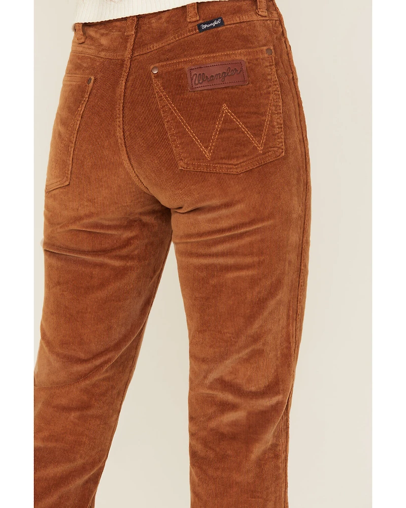 Wrangler Retro Women's Lacey High Rise Corduroy Trouser Jeans