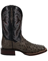 Dan Post Men's Exotic Ostrich Western Boots - Square Toe