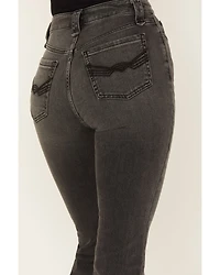 Idyllwind Women's Twelve South Wash Down High Risin Lace-Up Bootcut Jeans
