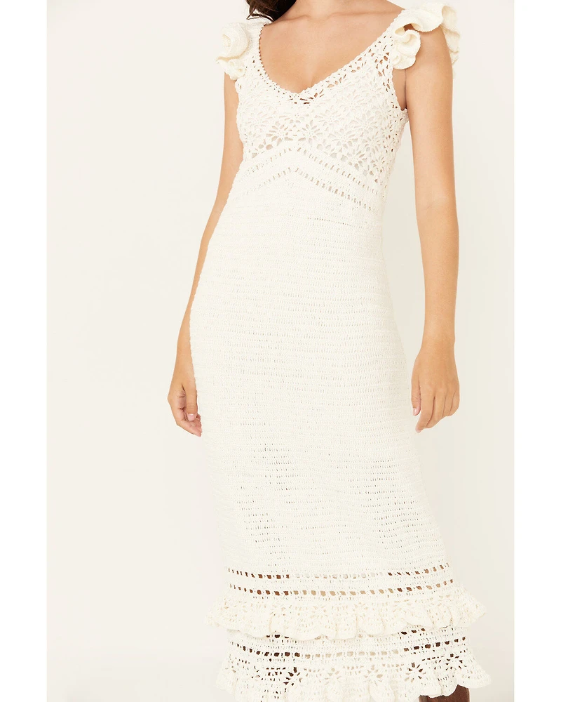 Cleobella Women's Janis Crochet Midi Dress