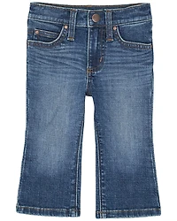 Wrangler Infant Girls' Dark Wash Bootcut Denim Jeans