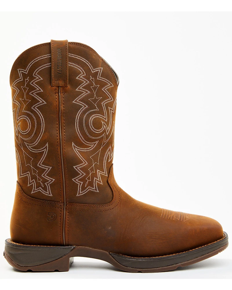 Durango Men's Rebel Pull On Waterproof Work Western Boots - Steel Toe