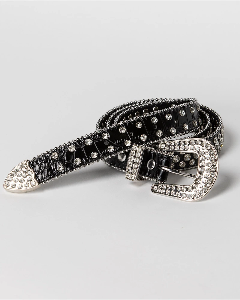 Shyanne® Women's Rhinestone Studded Belt