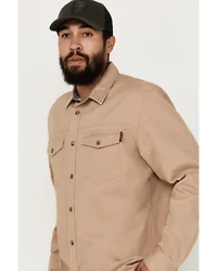 Hawx Men's All Out Woven Solid Long Sleeve Snap Work Shirt - Tall