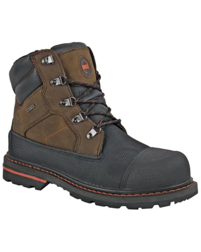 Hoss Men's Tough 6" Lace-Up Waterproof Work Boots - Composite Toe
