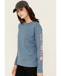 Carhartt Women's Loose Fit Heavyweight Long Sleeve Graphic Work Shirt