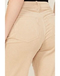 Dear John Women's Fiona Corduroy High Rise Wide Leg Stretch Jeans
