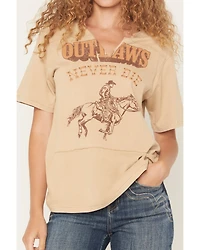 Idyllwind Women's Outlaws Never Die Short Sleeve Graphic Tee