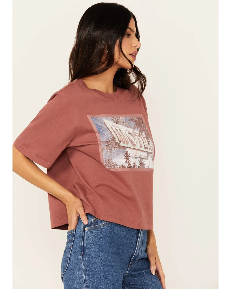 Cleo + Wolf Women's Brooklyn Motel Short Sleeve Graphic Tee