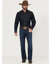 Cinch Men's Ian Dark Wash Slim Bootcut Performance Stretch Denim Jeans