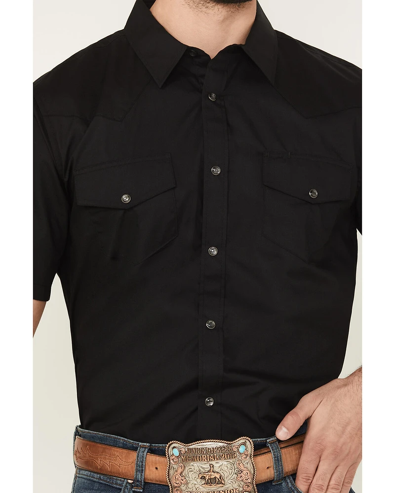 Gibson Men's Solid Short Sleeve Western Shirt - Tall