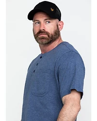 Hawx Men's Pocket Henley Short Sleeve Work T-Shirt - Tall