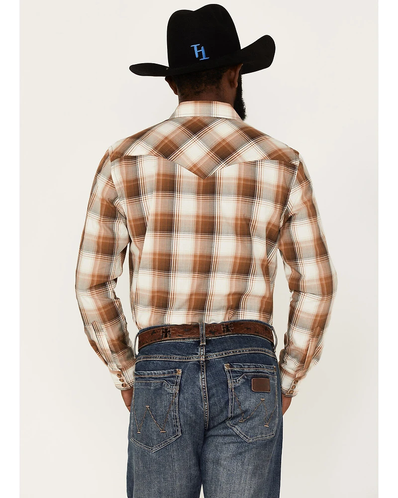 Pendleton Men's Frontier Large Plaid Snap Western Shirt
