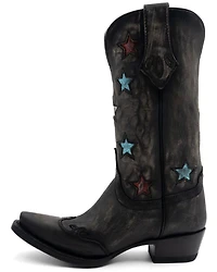 Ferrini Women's Estrella Star Inlay Tall Western Boots - Snip Toe