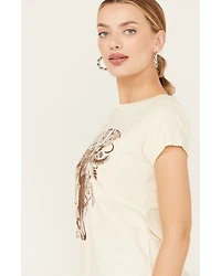 Shyanne Women's Wild At Heart Short Sleeve Graphic Tee
