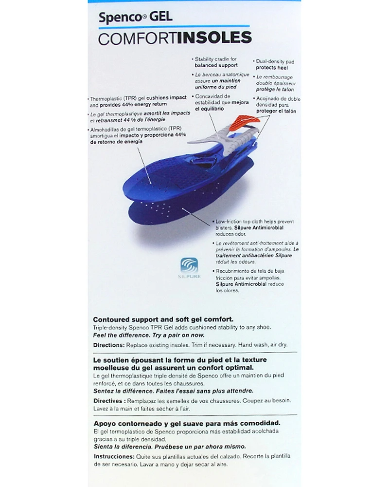 Spenco Gel Comfort Insoles