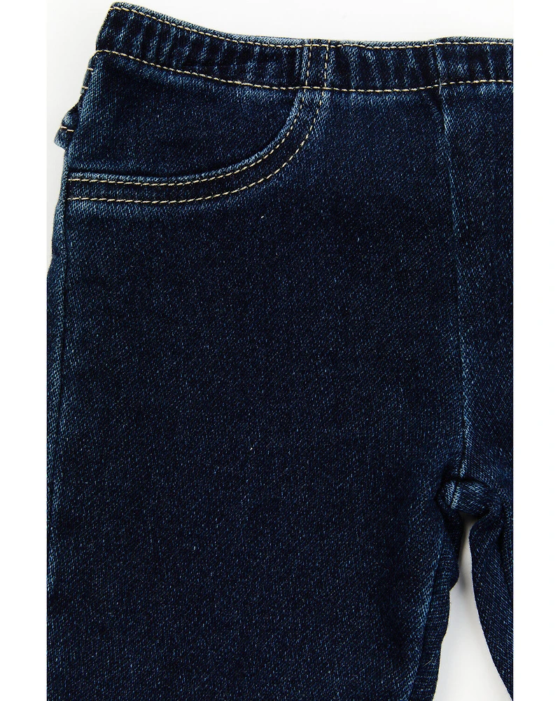 Wrangler Toddler Girls' Dark Wash Flare Pants
