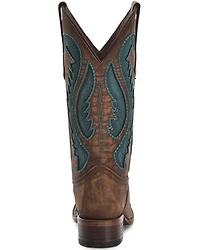 Circle G Women's Inlay Embroidered Western Boots - Square Toe