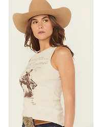 Shyanne Women's Bucking Horse Rib Knit Tank Top