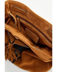 Shyanne Women's Sierra Suede Bucket Handbag