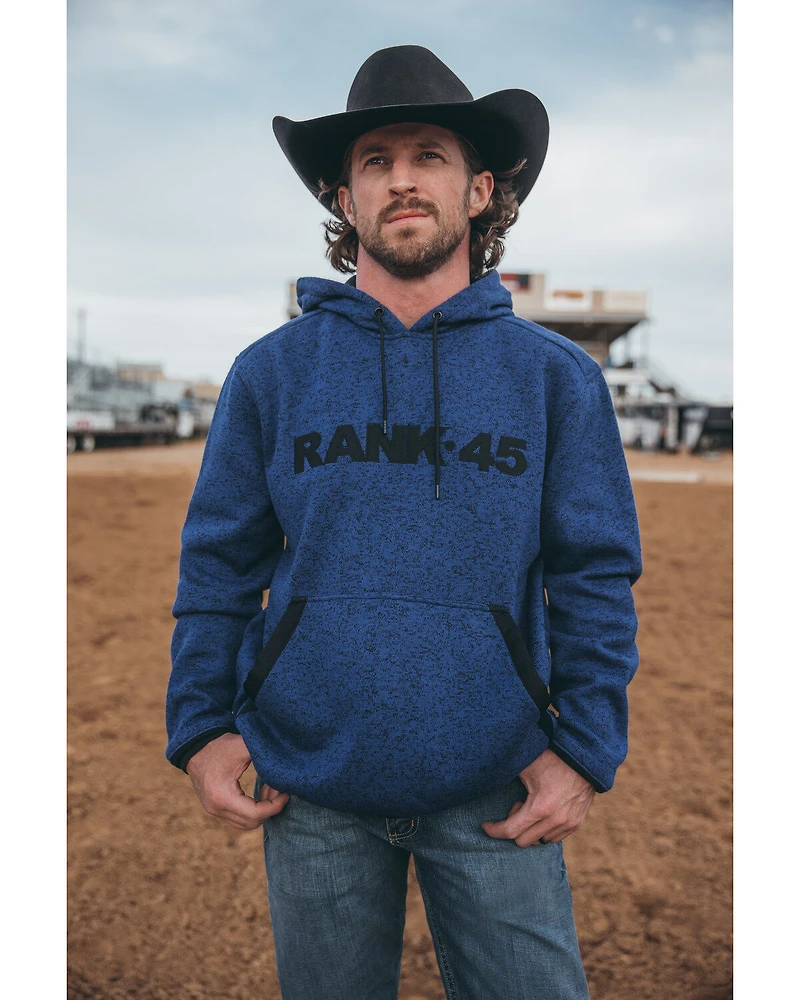 RANK 45® Men's Ranhan Logo Hooded Sweatshirt