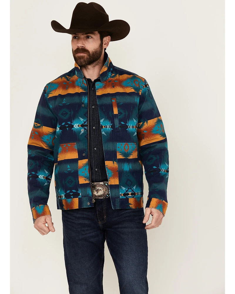 RANK 45® Men's Twill Southwestern Print Jacket