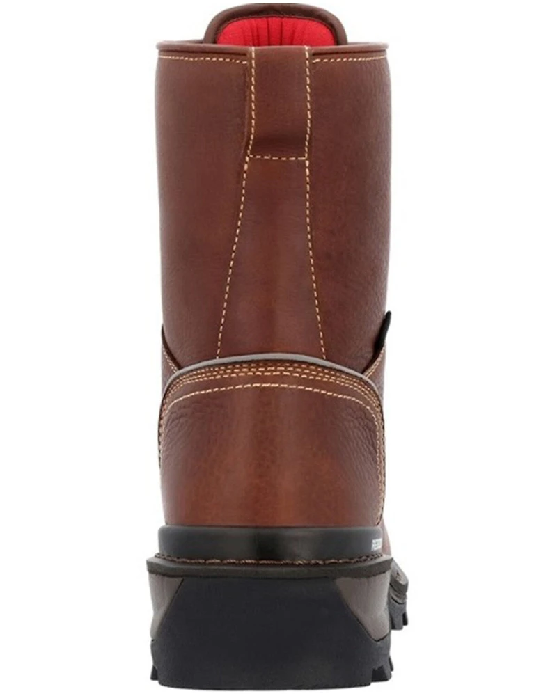 Rocky Men's Rams Horn Waterproof Lace-Up Logger Work Boots - Composite Toe