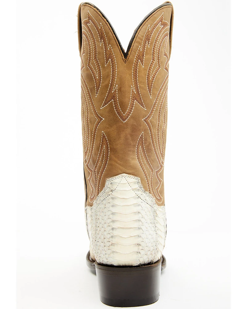Dan Post Men's Exotic Snake Skin Western Boots - Snip Toe
