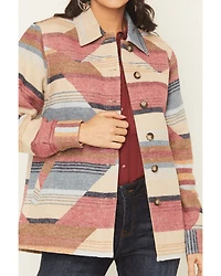 Idyllwind Women's Mistywinds Printed Blanket Shacket