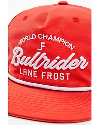 Lane Front Men's Bullriders Retro Logo Rope Solid-Back Ball Cap
