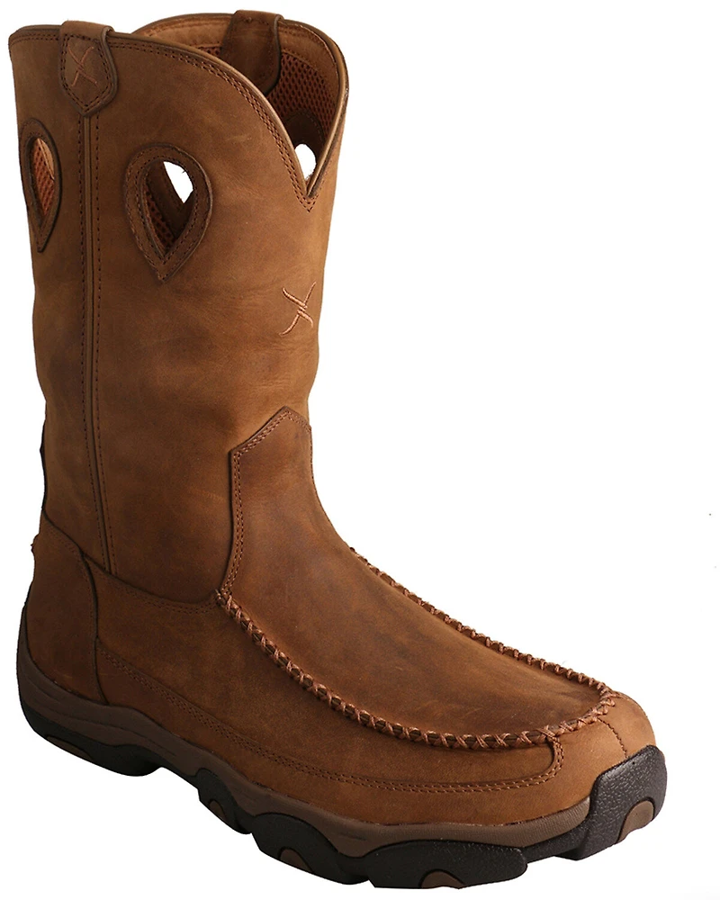 Twisted X Men's 11" Pull On Waterproof Moc Work Boots - Soft Toe