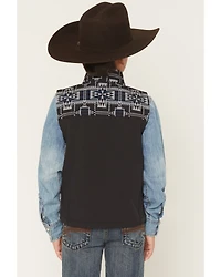 RANK 45® Boy's Cheneka Southwestern Print Softshell Vest