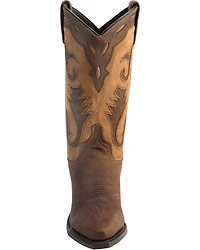 Sage Boots by Abilene Women's 2-Tone Cutout Western