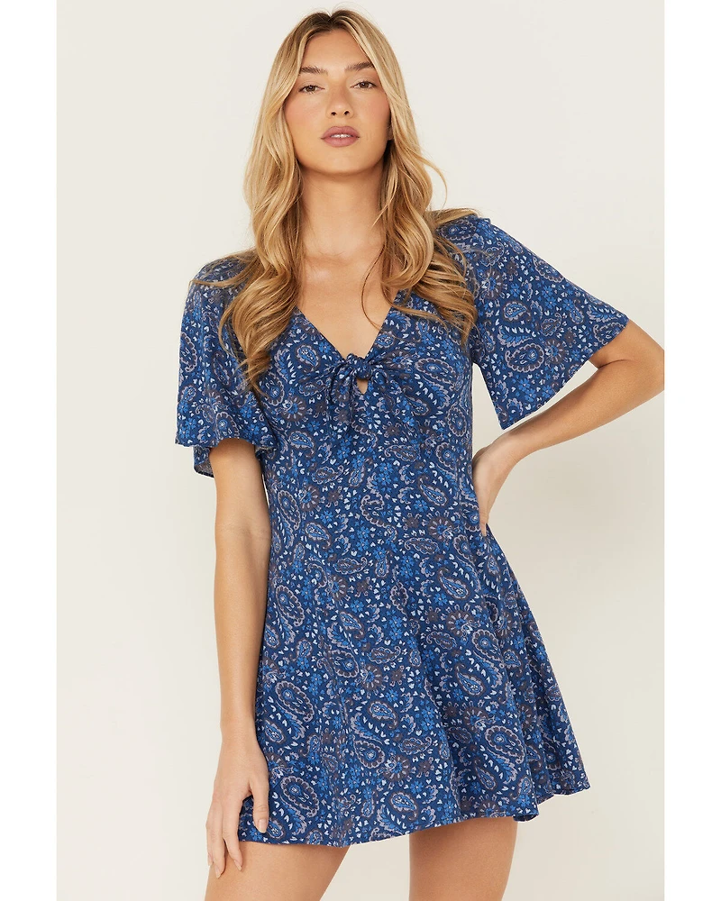 Idyllwind Women's Cardinal Printed Mini Dress