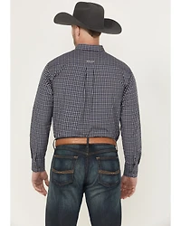 Ariat Men's Canaan Pro Series Plaid Print Long Sleeve Button-Down Stretch Western Shirt