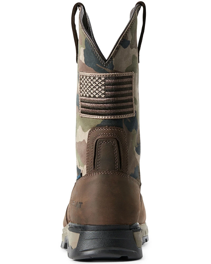 Ariat Men's Rebar Patriot Waterproof Western Work Boots - Composite Toe