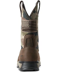 Ariat Men's Rebar Patriot Waterproof Western Work Boots - Composite Toe