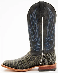 Horse Power Men's Coco Caiman Print Western Boots - Broad Square Toe