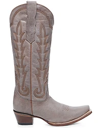 Circle G Women's Embroidered Tall Western Boots - Snip Toe