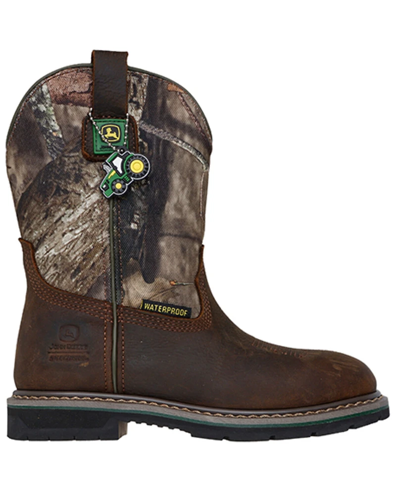 Skechers X John Deere Boys' Moss Burrow Waterproof Boots - Round Toe