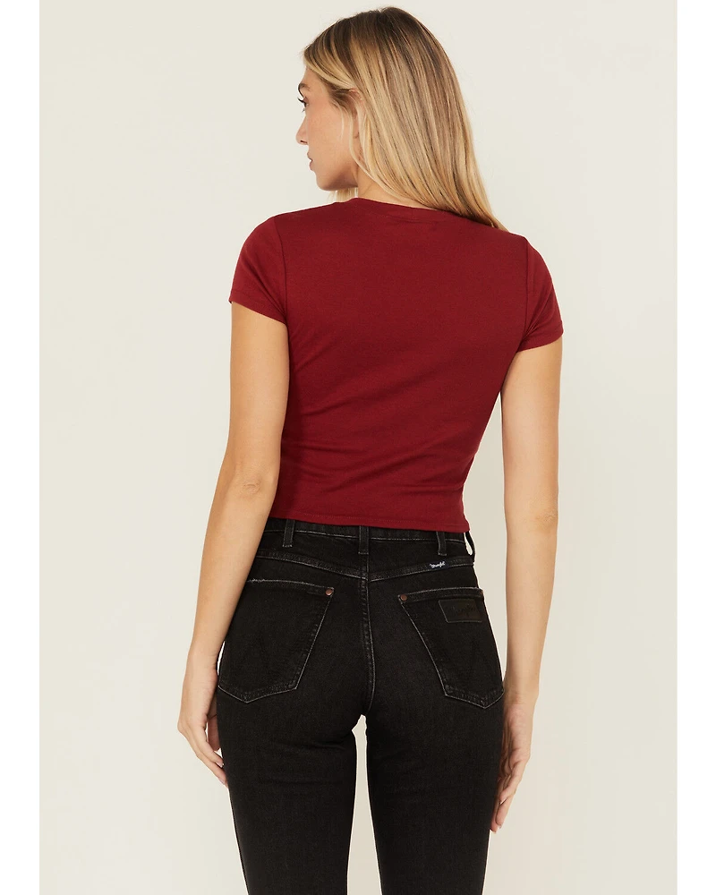 Youth Revolt Women's Land Free Short Sleeve Graphic Tee