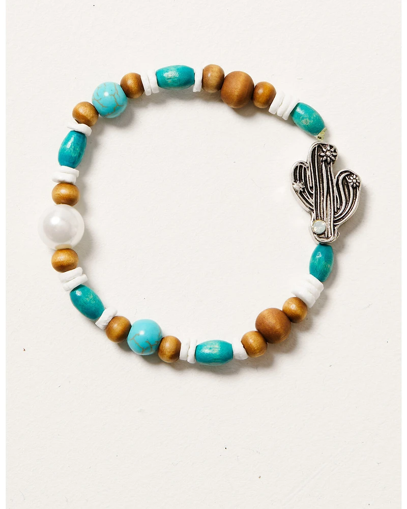 Shyanne Women's Cactus Beaded Bracelet Set