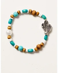 Shyanne Women's Cactus Beaded Bracelet Set