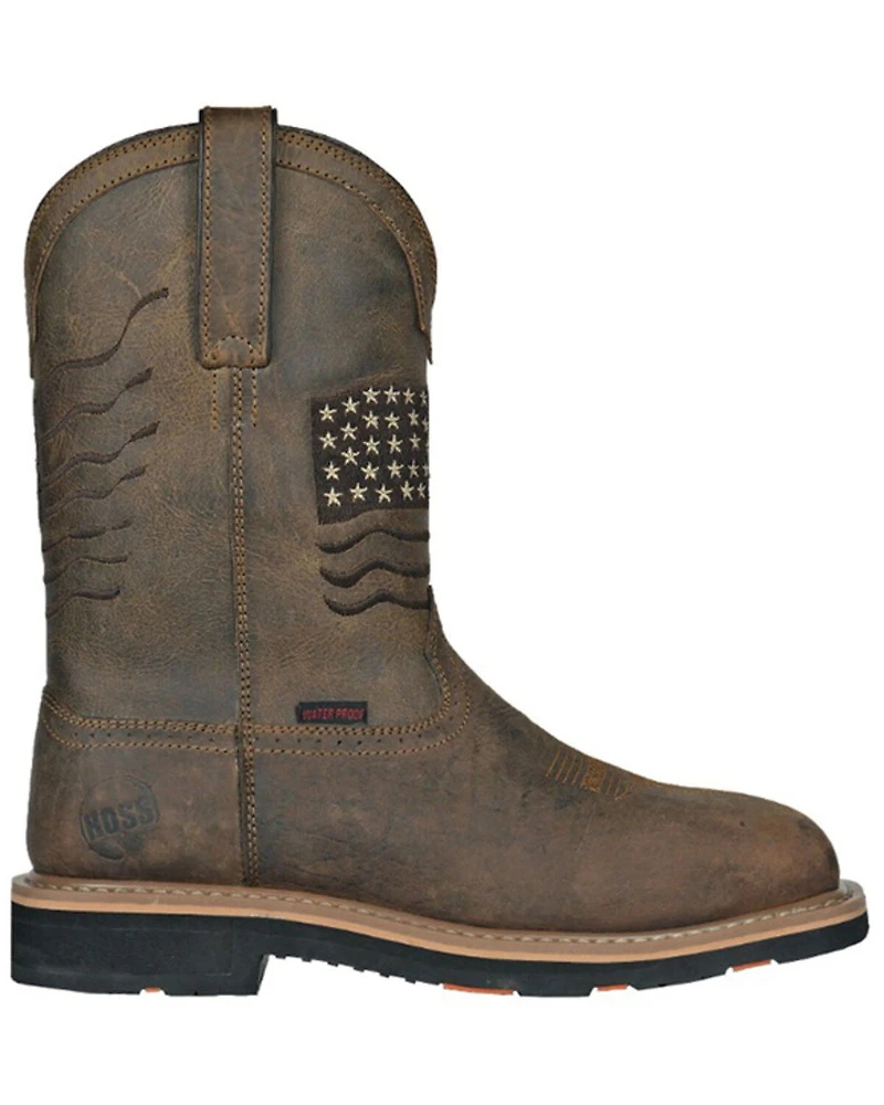 Hoss Men's Rushmore Wellington Western Work Boots - Composite Toe