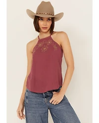 Shyanne Women's Embellished Halter Tank