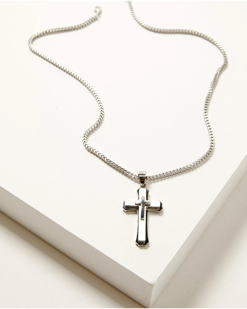 Cody James Men's Ornate Cross Necklace