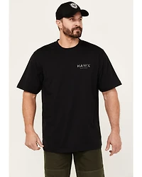 Hawx Men's Camo Logo Short Sleeve Graphic Work T-Shirt