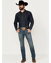 Cody James Men's Grullo Wash Jackson Slim Straight Stretch Denim Jeans