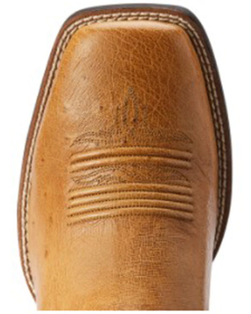 Ariat Men's Reckoning Smooth Quill Ostrich Exotic Western Boots - Broad Square Toe