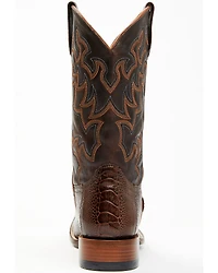 Cody James Men's Antique Cafe Ostrich Leg Exotic Western Boots - Broad Square Toe